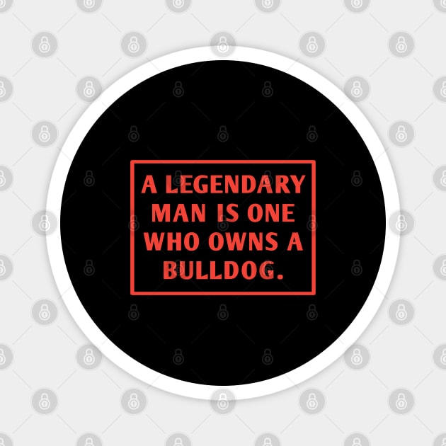 Bulldog Lover Magnet by BlackMeme94